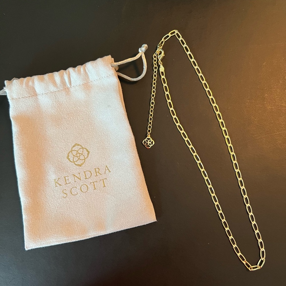 Kendra Scott YG chain necklace